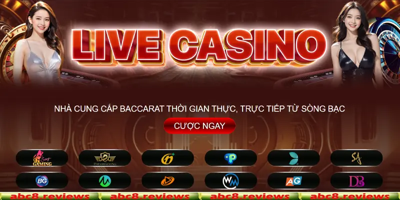 Live casino Abc8 là sự lựa chọn thông minh